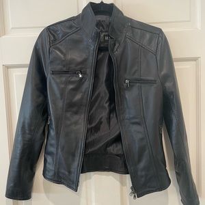 Brand NEW Black Leather Jacket